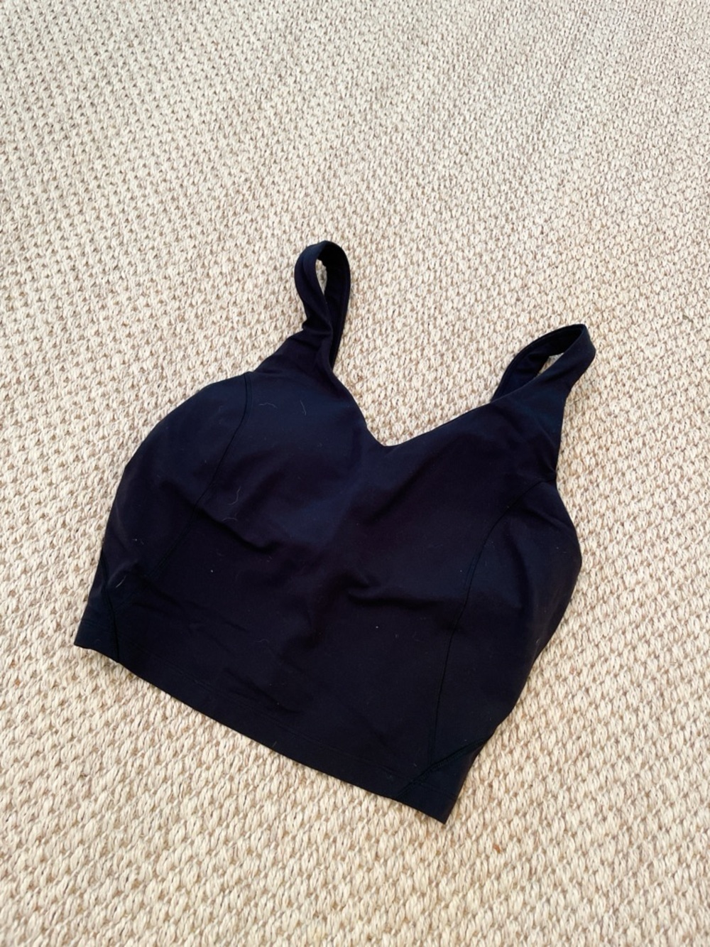 Lululemon Align Tank Top Women’s Size 6 Black Built-In Bra Yoga Pilates - Picture 5 of 7